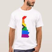 T-shirt Delaware State Pride Fierté LGBTQ Progress Pride (Devant)