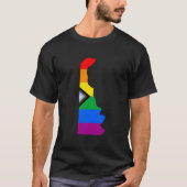 T-shirt Delaware State Pride Fierté LGBTQ Progress Pride (Devant)