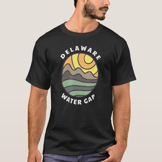 T-shirt Delaware Water Gap Zone nationale de loisirs Penns (Devant)