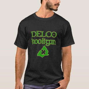 T-shirt Delco Hooligan Irish Delaware County PA Shamrock T