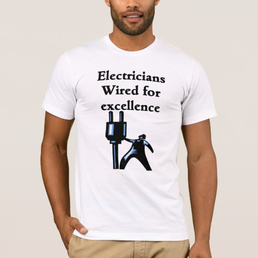 T-shirt d'électricien (Devant)