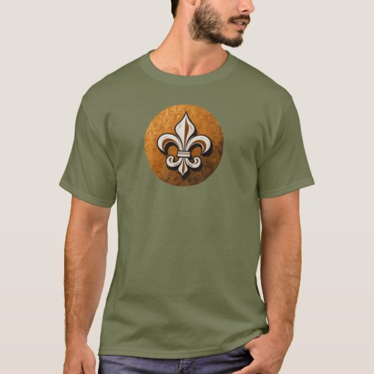 T-shirt d'élégance Louisiana Fleur-de-lis (Devant)