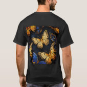 T-shirt d'élégance papillon rétro (Dos)