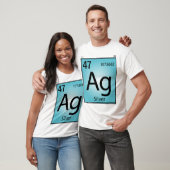 T-shirt d'élément de l'argent (AG) - avant (Unisexe)