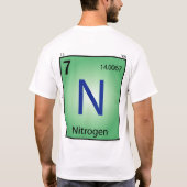 T-shirt d'élément de l'azote (n) (Dos)