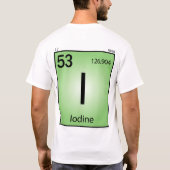 T-shirt d'élément de l'iode (i) (Dos)