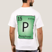 T-shirt d'élément du phosphore (p) (Dos)