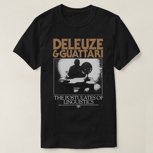 T-shirt Deleuze et Guattari A Thousand Plateaus (Design devant)