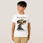 T-shirt d'élevage de dragons de pomme (Devant entier)