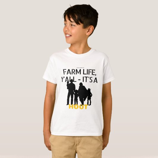 T-shirt d'élevage de mode pour garçons (Devant entier)