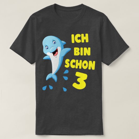 T-shirt Delfin Kinder Geburtstag (Design devant)
