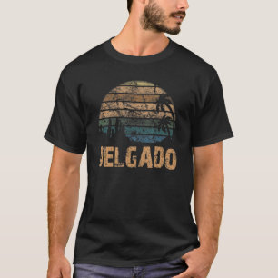 T-shirt Delgado coucher de soleil Vintage déprimé
