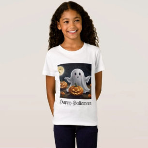 T-Shirt Délice effrayant : Amusement fantomatique d'Hallow