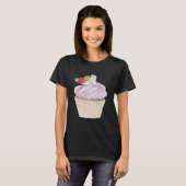 T-shirt Délicieux brioche rose sur le dessus (Devant entier)