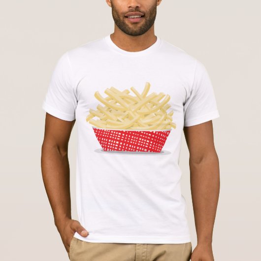 T-shirt Délicieux frites français Retro Restauration rapid (Devant)