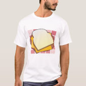 T-shirt Délicieux sandwich au fromage Fun Food (Devant)