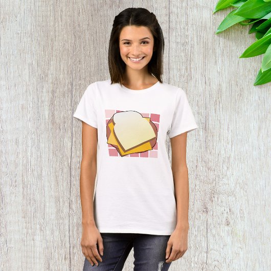 T-shirt Délicieux sandwich au fromage Fun Food