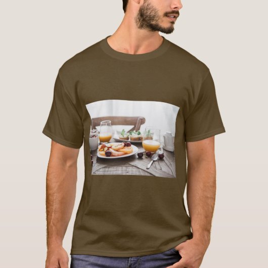 T-shirt Delicious Breakfast Vibes Tee (Devant)