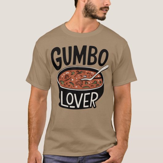 T-shirt Delicious Gumbo Designs for Food Enthusiasts vinta (Devant)