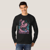 T-shirt Delightful Cheerful Axolotl Quote (Devant entier)