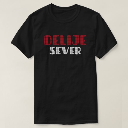 T-shirt Delije Sever Rouge Blanc (Design devant)