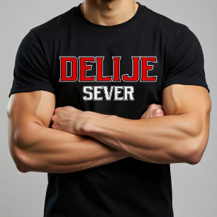 T-shirt Delije Sever Rouge Blanc