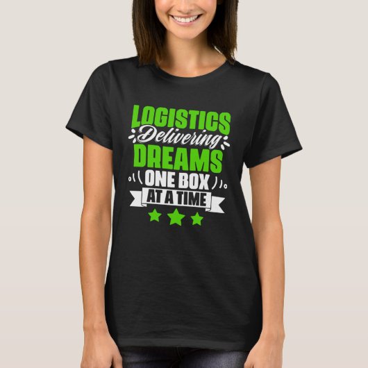 T-shirt Delivery Logistics Manager Logistician Logistics O (Devant)
