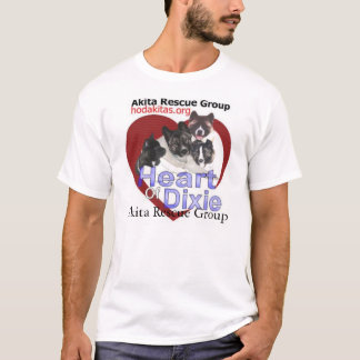 T-shirt Délivrance d'Akita - coeur de Dixie