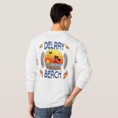 T-shirt Delray Beach, Floride (Dos entier)
