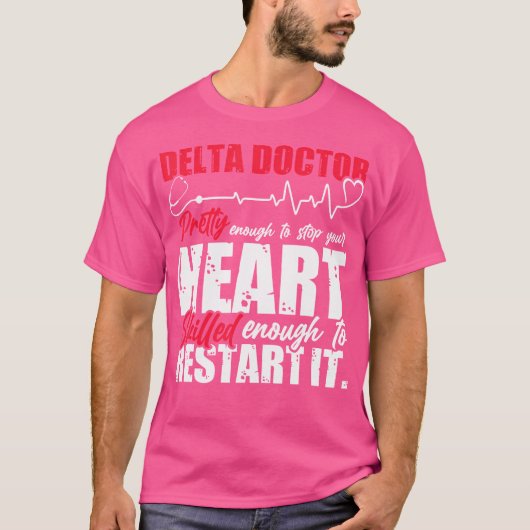 T-shirt Delta Doctor Funny Design (Devant)