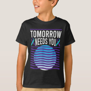 T-shirt Demain aura besoin de vous Sensibilisation au suic