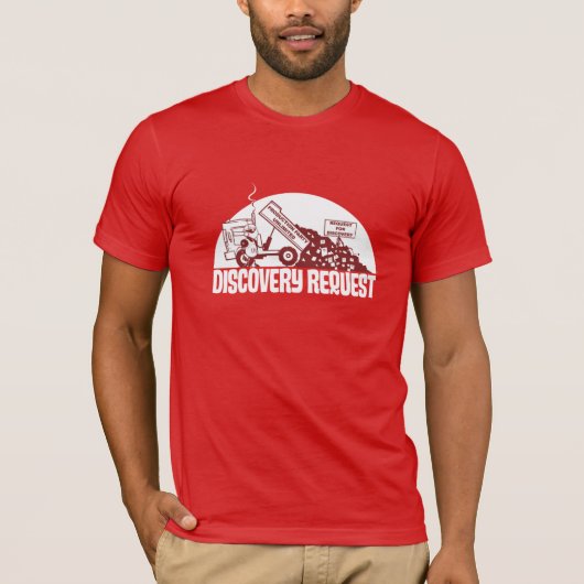 T-shirt Demande de découverte (Devant)