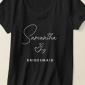 T-shirt Demande de Demoiselle d'Honneur Personnalisée Simp