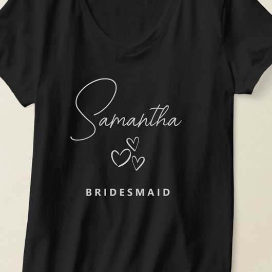 T-shirt Demande de Demoiselle d'Honneur Personnalisée Simp