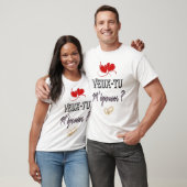 T-shirt Demande en mariage - Veux-tu m'épouser ? (Unisexe)