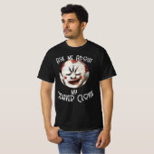 T-shirt Demande-moi des informations sur la nourriture de (Devant entier)