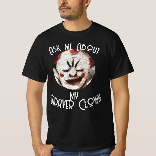 T-shirt Demande-moi des informations sur la nourriture de (Devant)