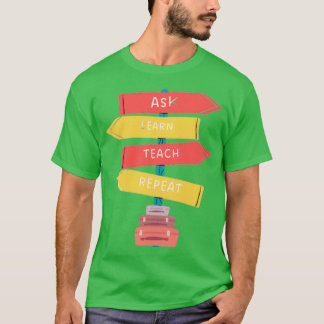 T-shirt Demander à apprendre à répéter