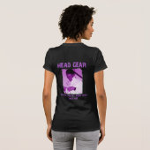 T-shirt Demander… (pourpre de dames) [RÉVISÉ] (Dos entier)