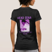 T-shirt Demander… (pourpre de dames) [RÉVISÉ] (Dos)