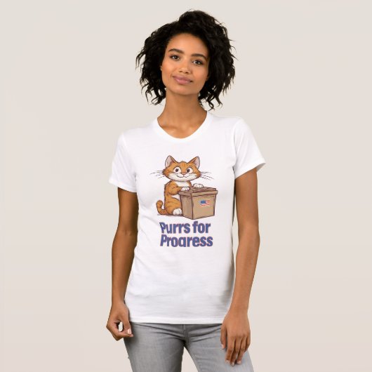 T-shirt Demandes de progrès (Devant entier)