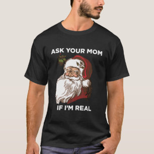 T-shirt Demandez À Votre Maman Si Je Suis Vraiment Vilain 