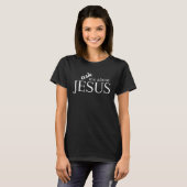 T-shirt Demandez-moi à propos de Jésus Christ Devot (Devant entier)