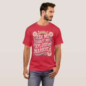 T-shirt Demandez-moi à propos de mon diarrhée explosive hu (Devant entier)