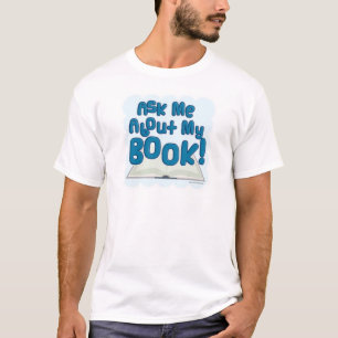 T-shirt Demandez-Moi À Propos De Mon Livre ! Style amusant