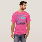 T-shirt Demandez-Moi À Propos De Plongeurs (Devant entier)