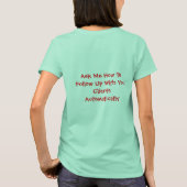 T-shirt Demandez-Moi Comment Suivre... (Dos)