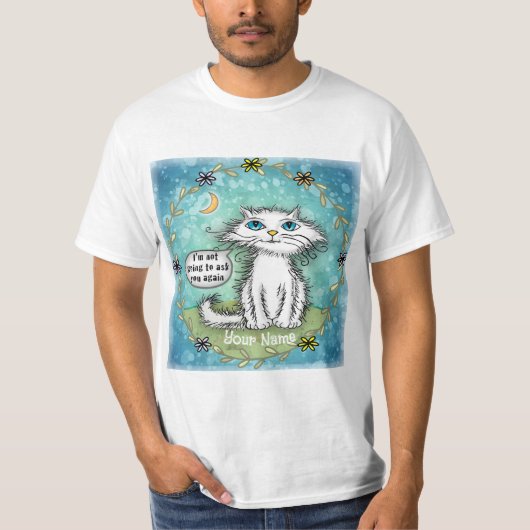 T-shirt Demandez Vous Chat Scraggles (Devant)