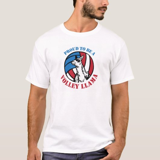 T-shirt Démarche assurée de lama de volée (Devant)