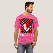 T-shirt Démarrage - Logo Sandbox (version noire) (Devant entier)